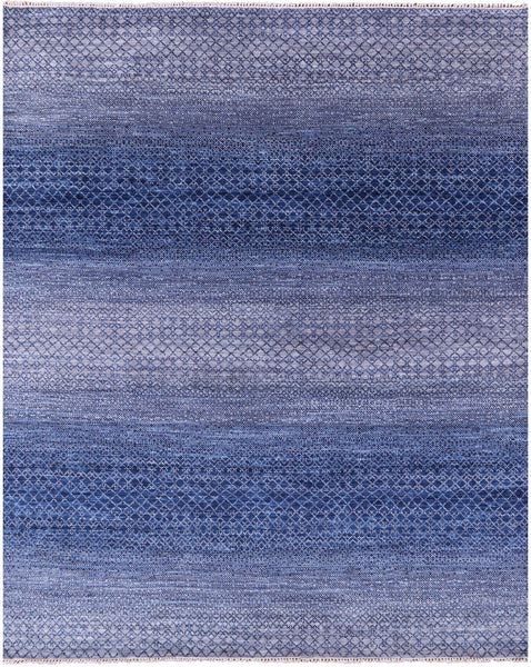 Savannah Grass Hand Knotted Wool Rug - 8' 1" X 10' 0" - Golden Nile