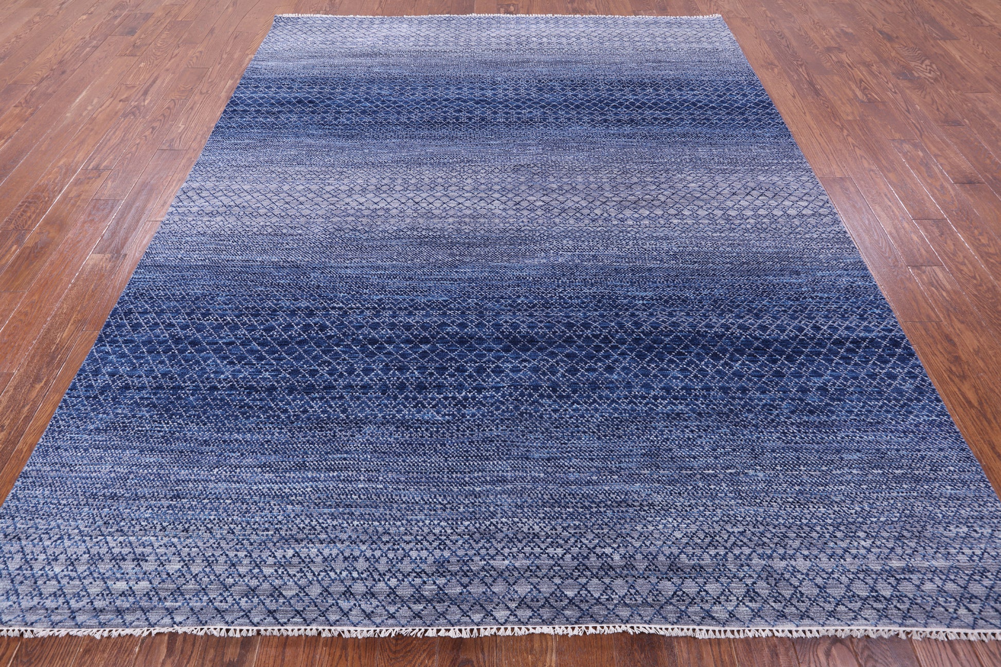 Savannah Grass Hand Knotted Wool Rug - 8' 1" X 10' 0" - Golden Nile