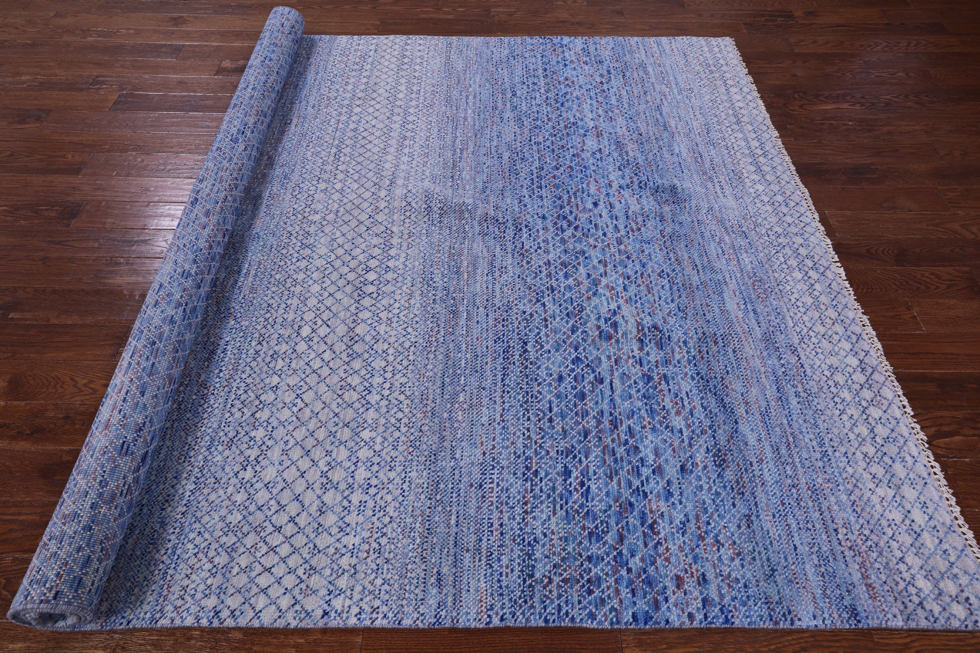 Savannah Grass Handmade Wool Rug - 7' 10" X 10' 3" - Golden Nile
