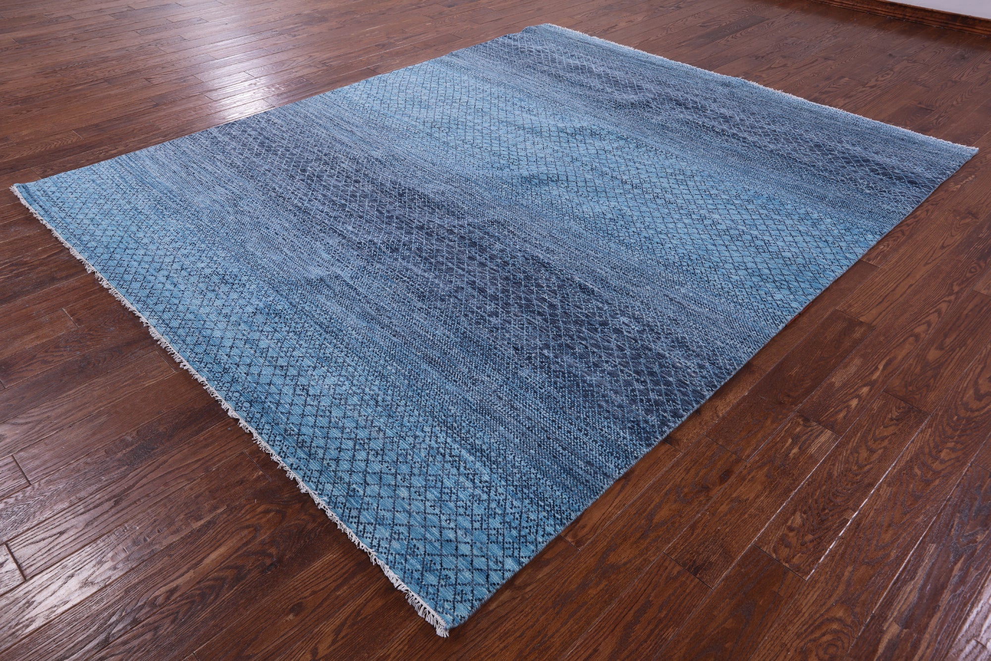 Savannah Grass Handmade Wool Rug - 8' 1" X 10' 0" - Golden Nile