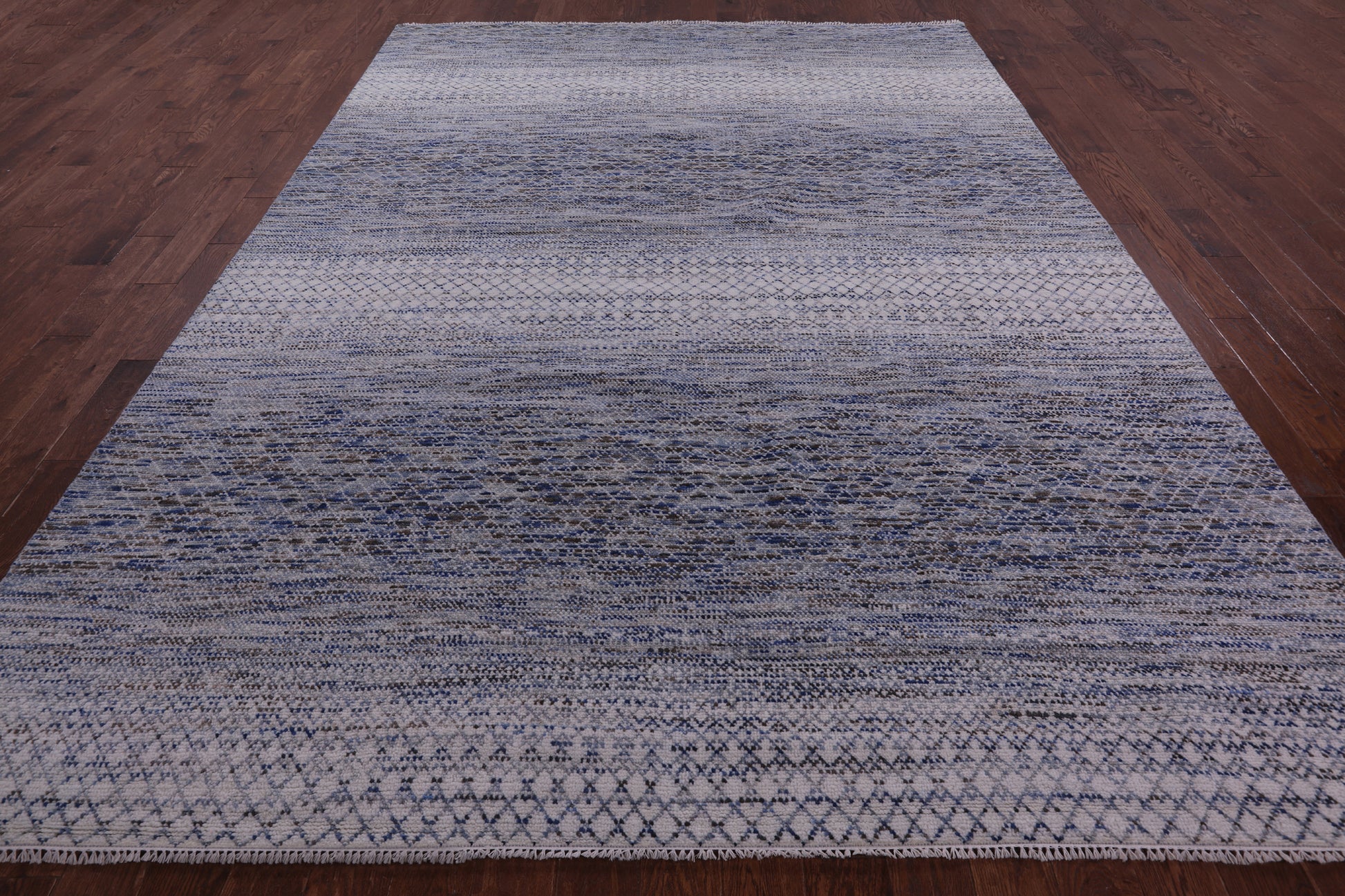 Savannah Grass Hand Knotted Wool Rug - 8' 11" X 12' 0" - Golden Nile