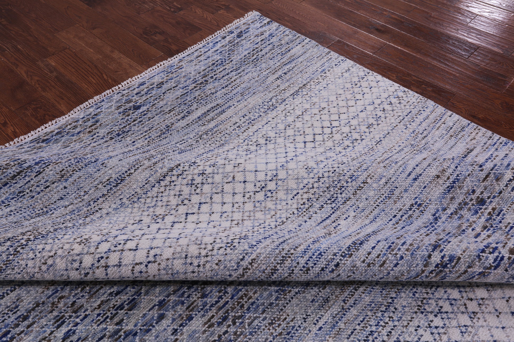 Savannah Grass Hand Knotted Wool Rug - 8' 11" X 12' 0" - Golden Nile