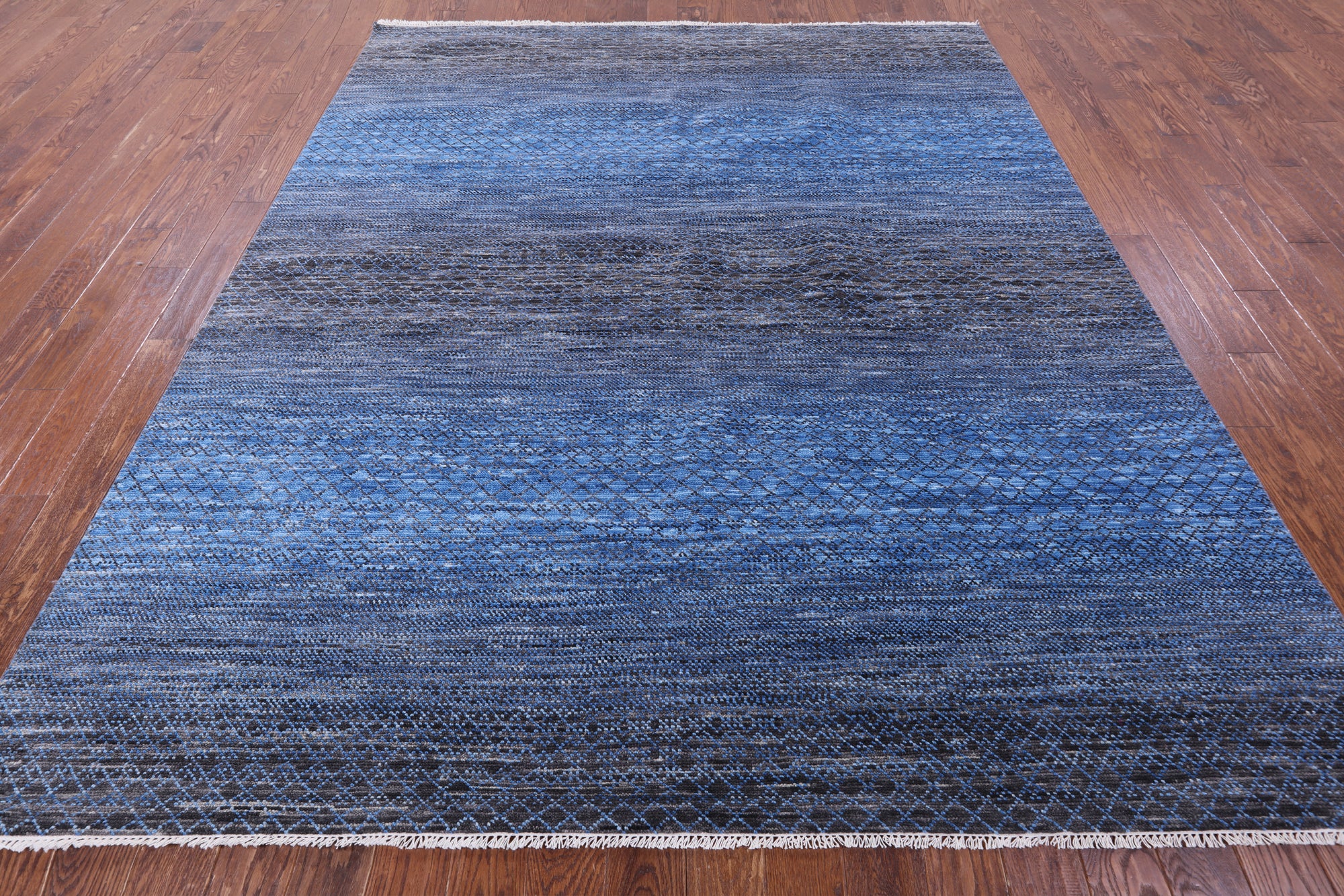 Savannah Grass Hand Knotted Wool Rug - 8' 4" X 10' 0" - Golden Nile