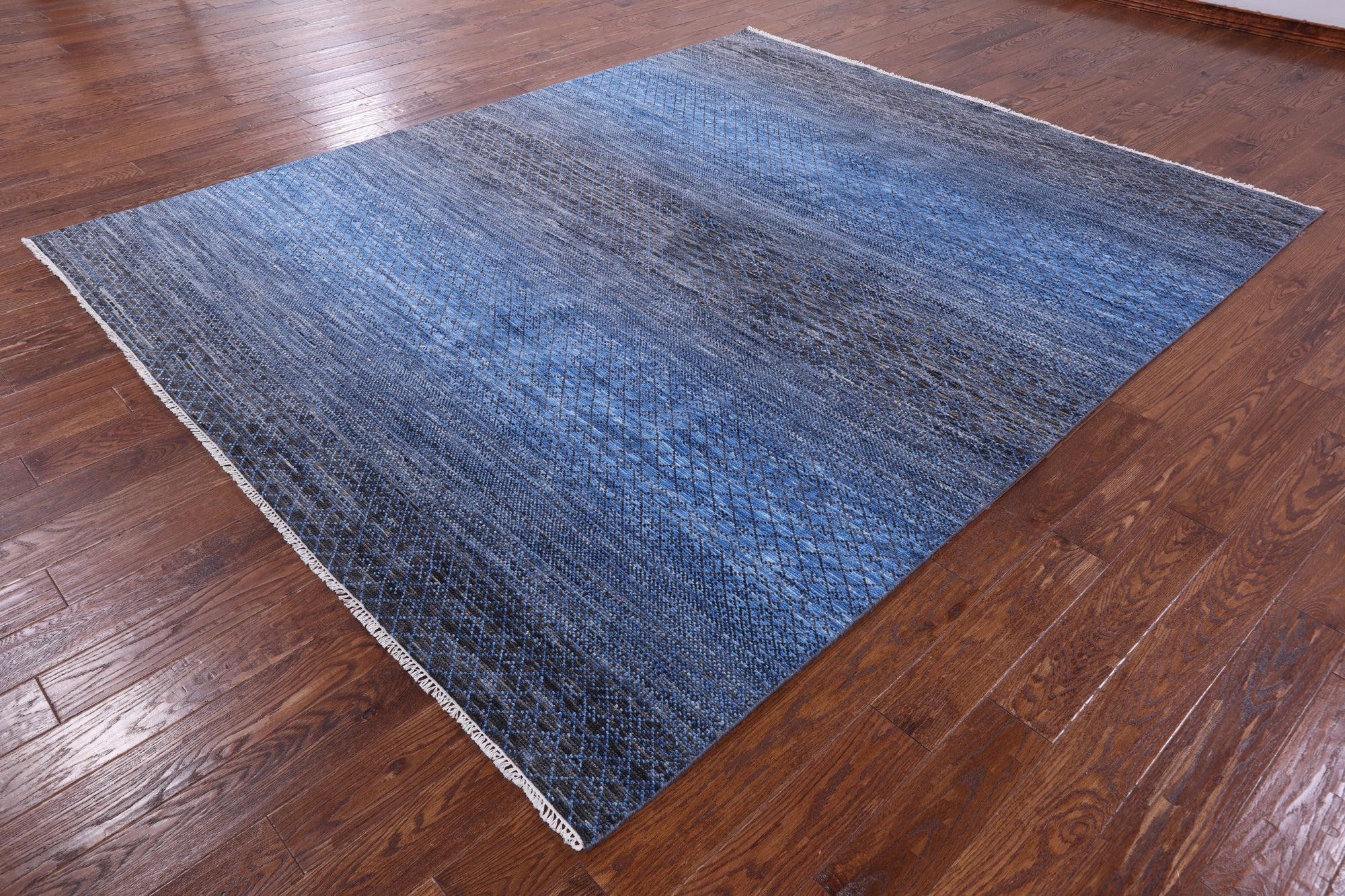 Savannah Grass Hand Knotted Wool Rug - 8' 4" X 10' 0" - Golden Nile