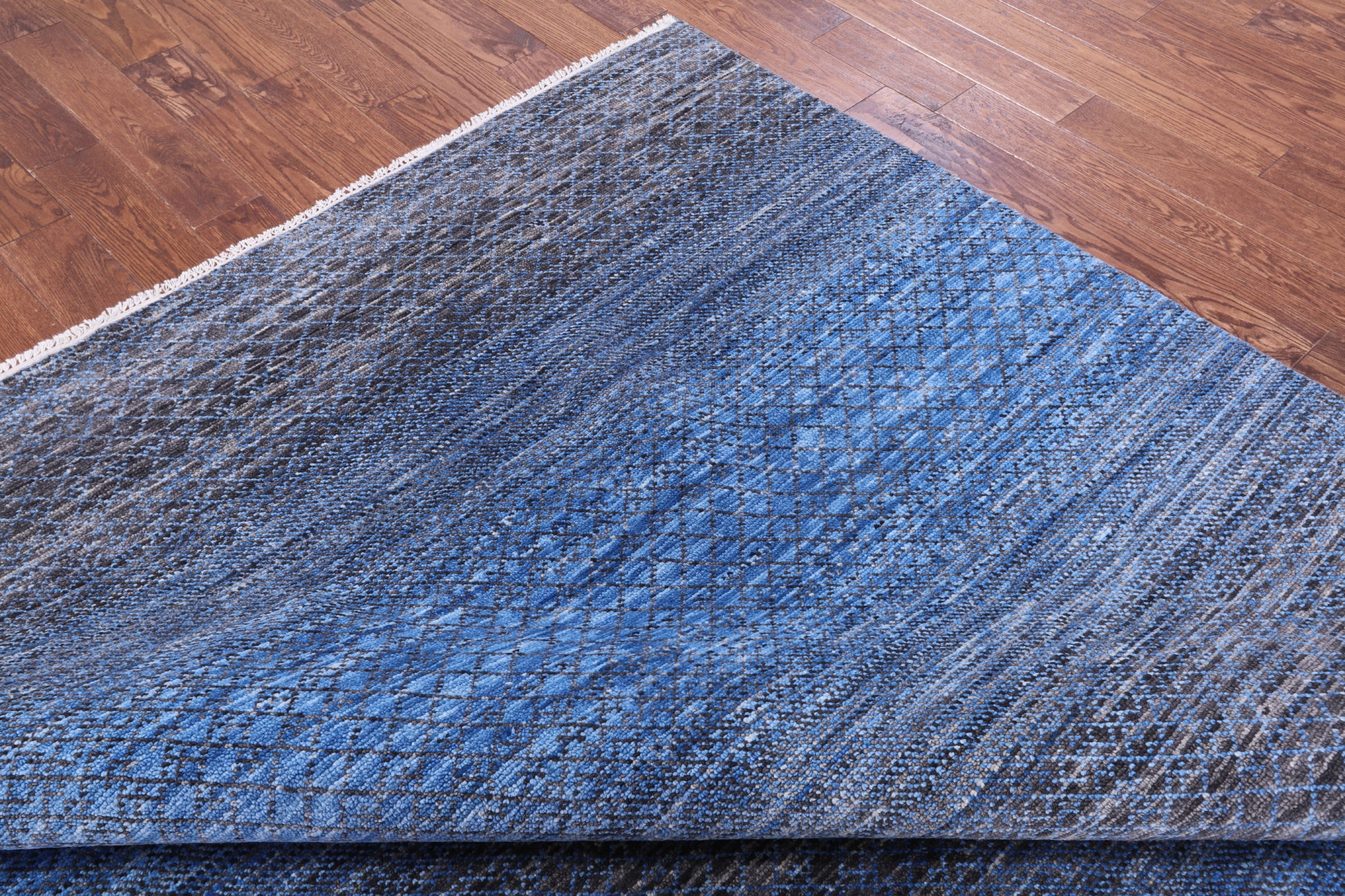 Savannah Grass Hand Knotted Wool Rug - 8' 4" X 10' 0" - Golden Nile