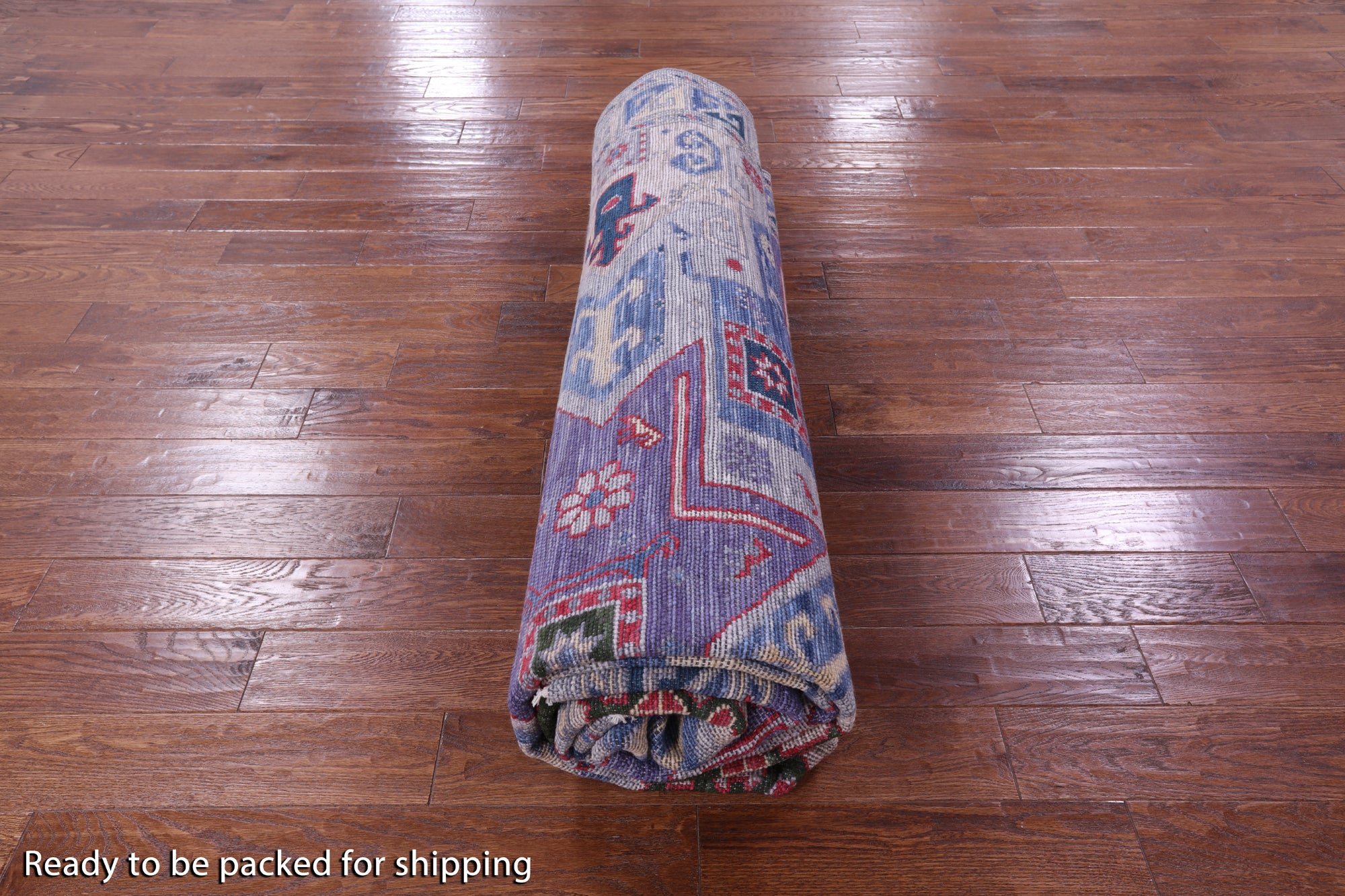Kazak Hand Knotted Wool Rug - 9' 2" X 12' 3" - Golden Nile