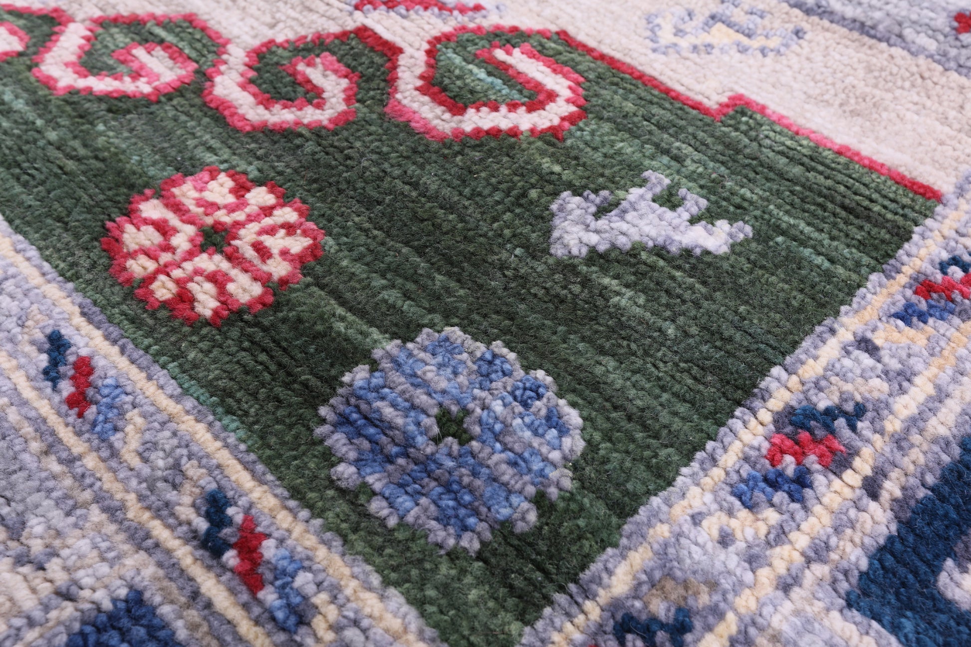 Kazak Hand Knotted Wool Rug - 9' 2" X 12' 3" - Golden Nile