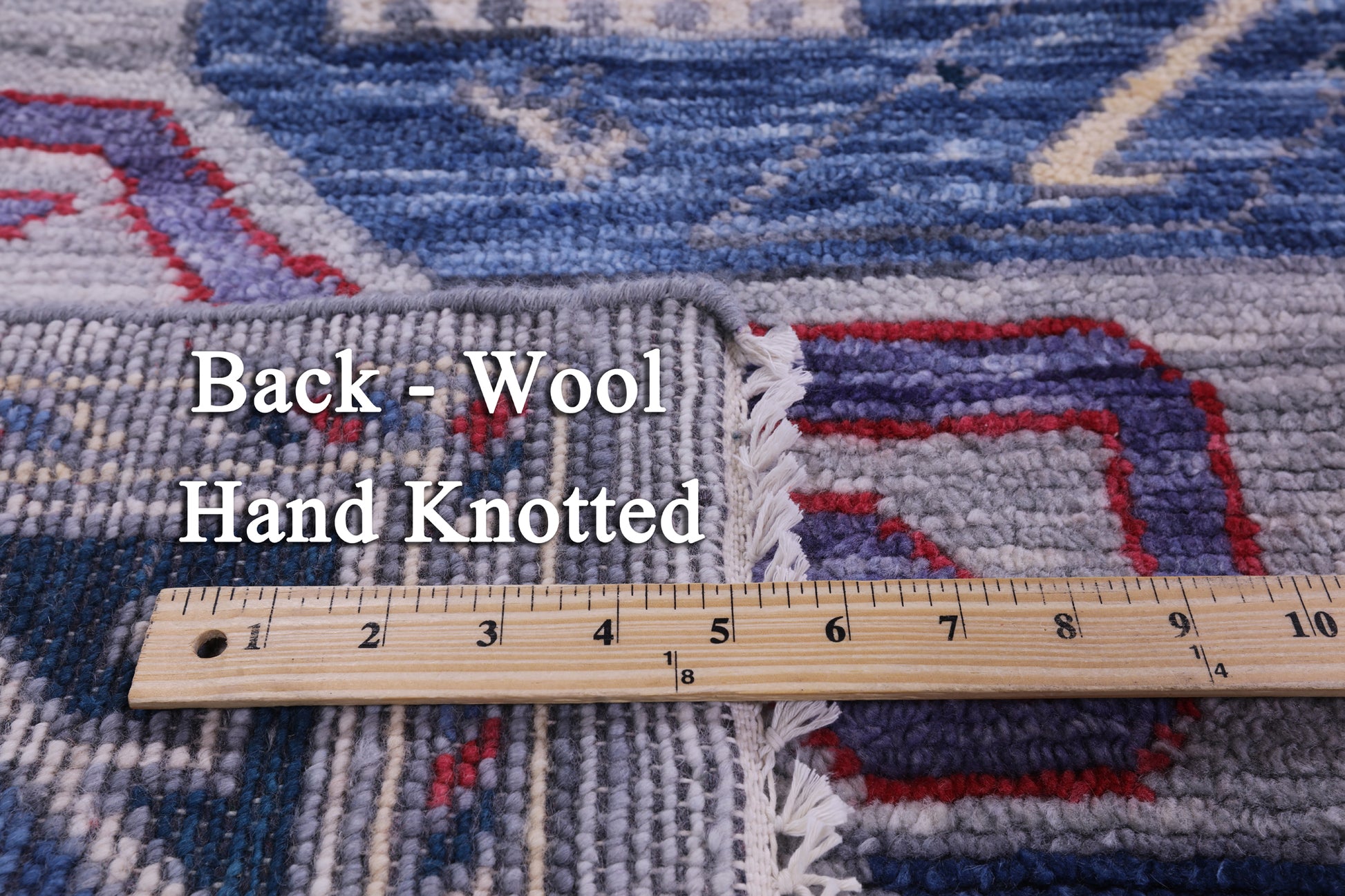 Kazak Hand Knotted Wool Rug - 9' 2" X 12' 3" - Golden Nile