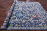 Turkish Oushak Hand Knotted Wool Rug - 10' 0" X 14' 0" - Golden Nile
