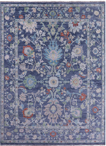 Turkish Oushak Hand Knotted Wool Rug - 10' 0" X 14' 0" - Golden Nile