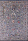 Grey Turkish Oushak Hand Knotted Wool Rug - 12' 1" X 17' 11" - Golden Nile