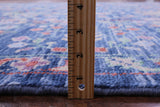 Blue Turkish Oushak Hand Knotted Wool Rug - 9' 0" X 11' 11" - Golden Nile