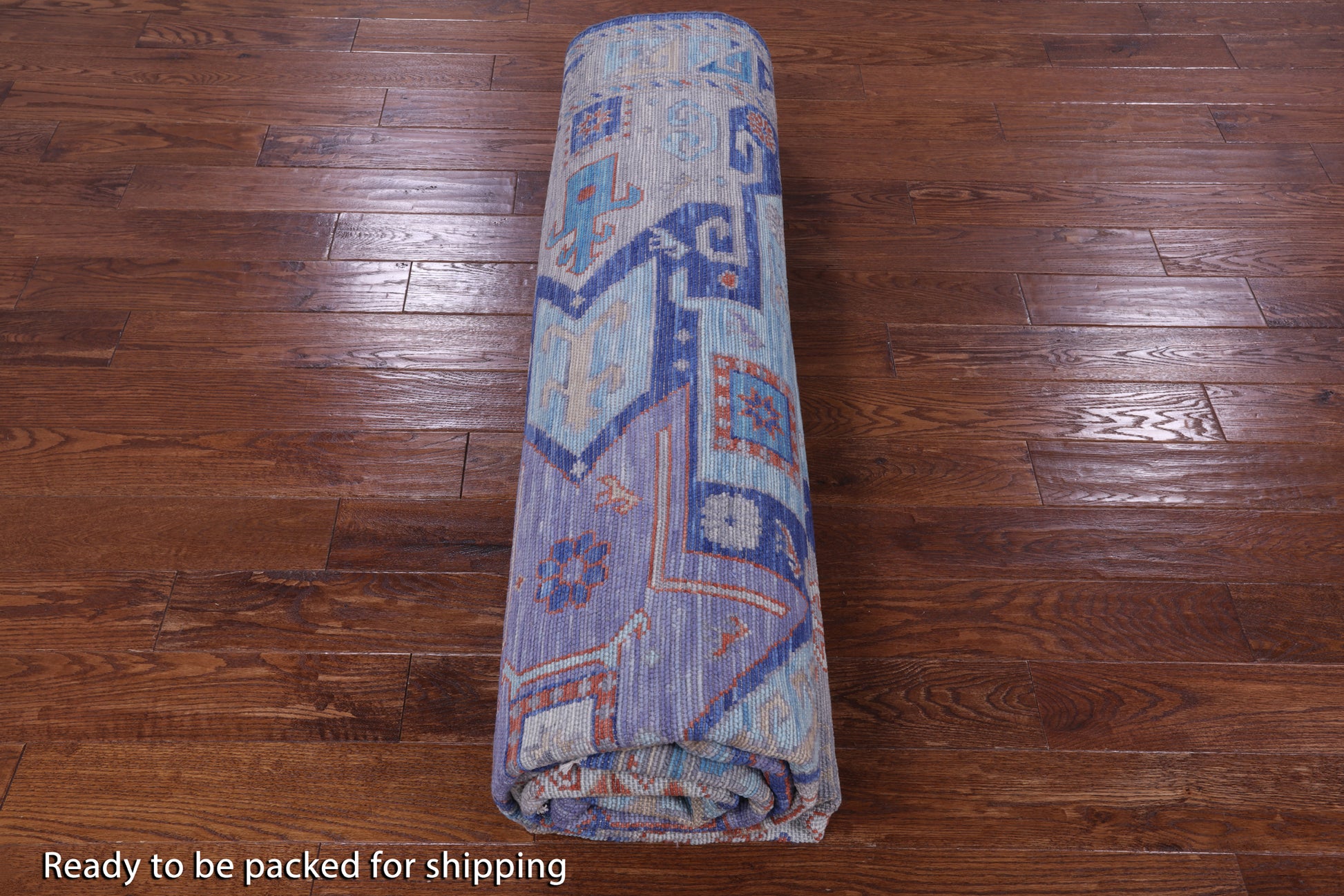 Kazak Hand Knotted Wool Rug - 9' 2" X 12' 1" - Golden Nile