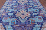 Kazak Hand Knotted Wool Rug - 9' 2" X 12' 1" - Golden Nile