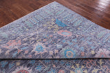 Grey Turkish Oushak Handmade Wool Rug - 9' 1" X 12' 1" - Golden Nile