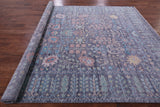 Grey Turkish Oushak Handmade Wool Rug - 9' 1" X 12' 1" - Golden Nile