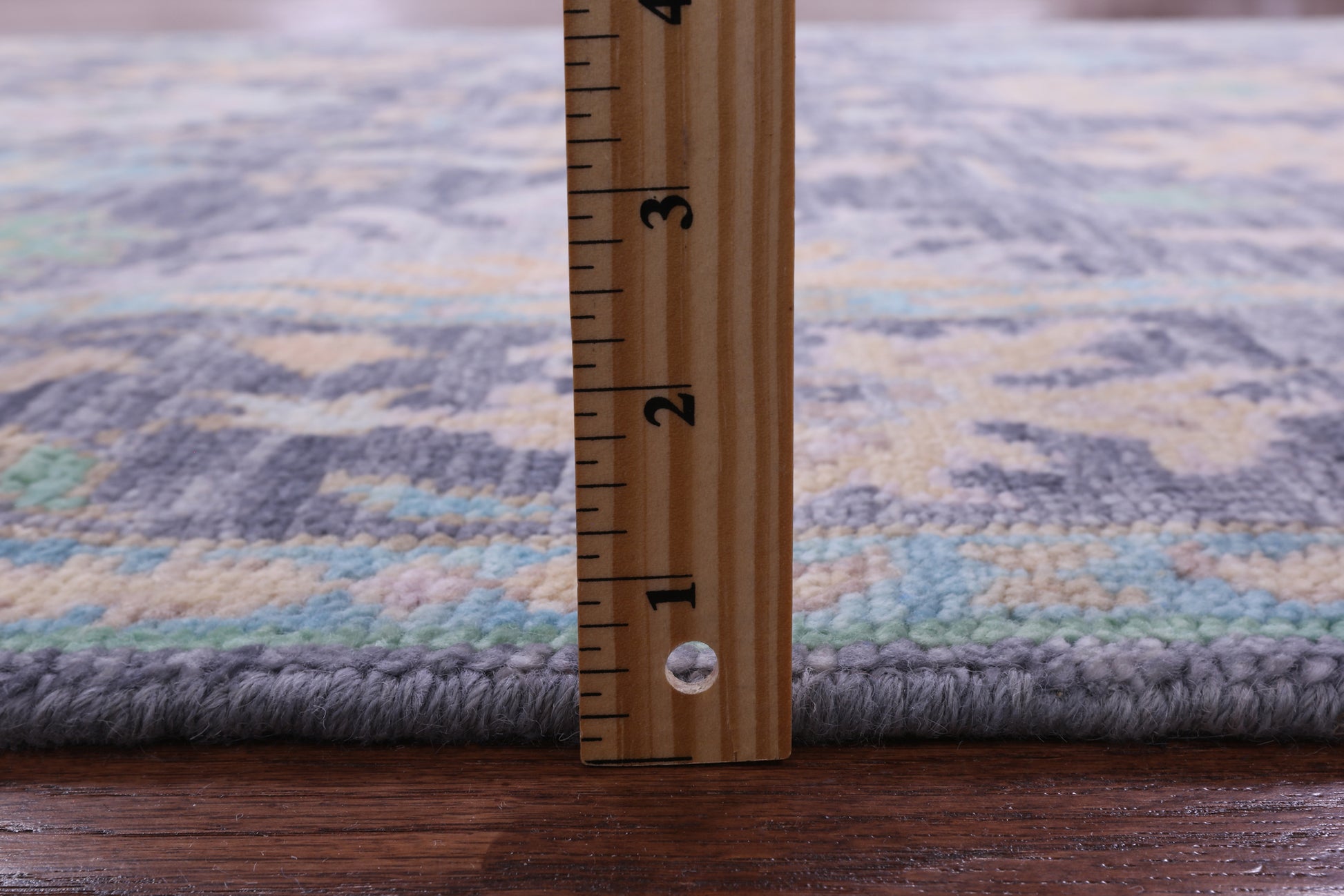 Grey Turkish Oushak Handmade Wool Rug - 5' 11" X 9' 5" - Golden Nile