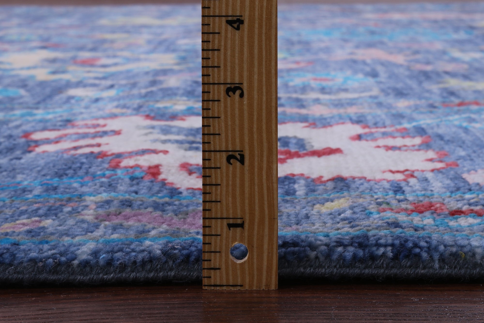 Blue Square Turkish Oushak Handmade Wool Rug - 8' 10" X 8' 11" - Golden Nile