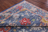 Grey Turkish Oushak Hand Knotted Wool Rug - 9' 0" X 11' 10" - Golden Nile