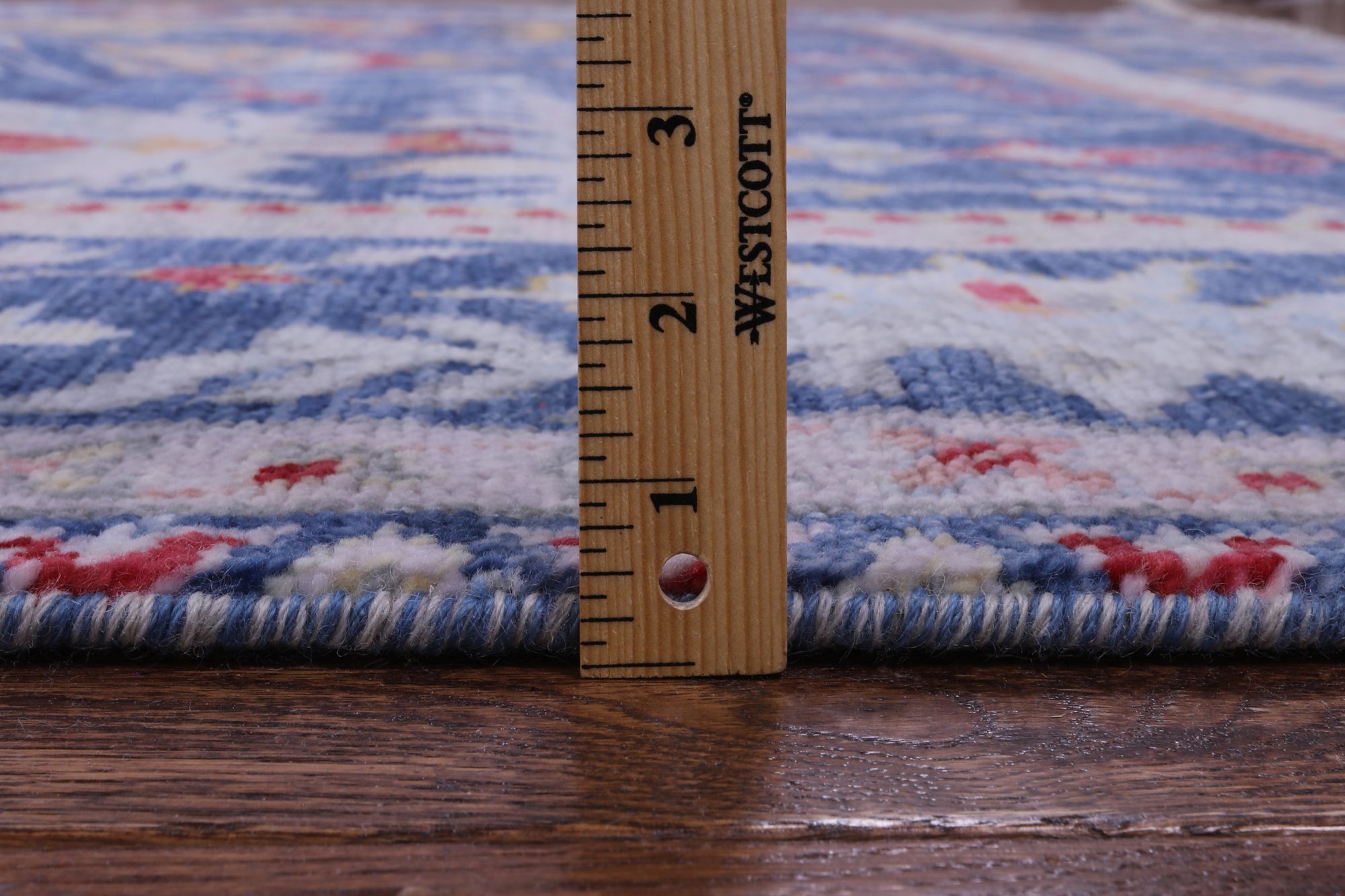 Blue Turkish Oushak Handmade Wool Rug - 8' 10" X 11' 11" - Golden Nile