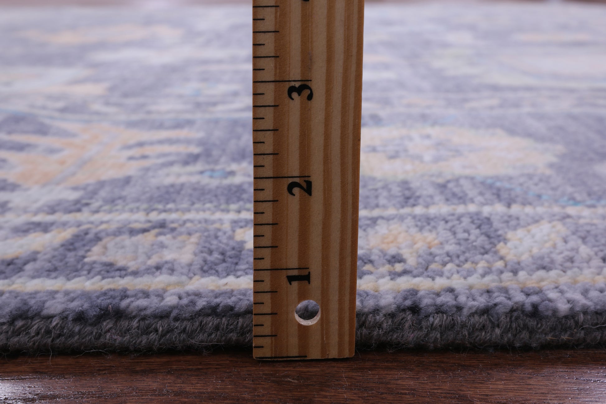 Grey Square Turkish Oushak Hand Knotted Wool Rug - 8' 0" X 8' 2" - Golden Nile