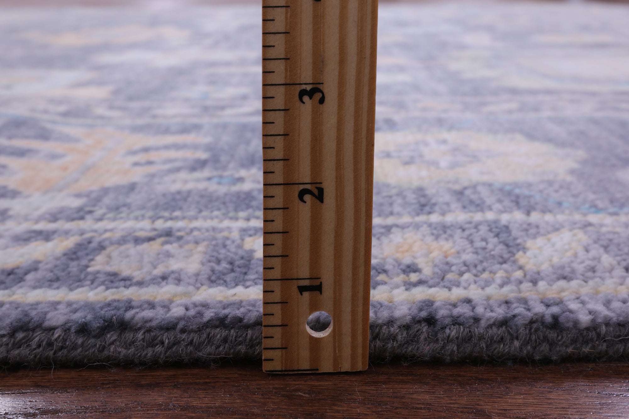 Grey Square Turkish Oushak Hand Knotted Wool Rug - 8' 0" X 8' 2" - Golden Nile