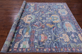 Grey Turkish Oushak Hand Knotted Wool Rug - 7' 11" X 10' 1" - Golden Nile