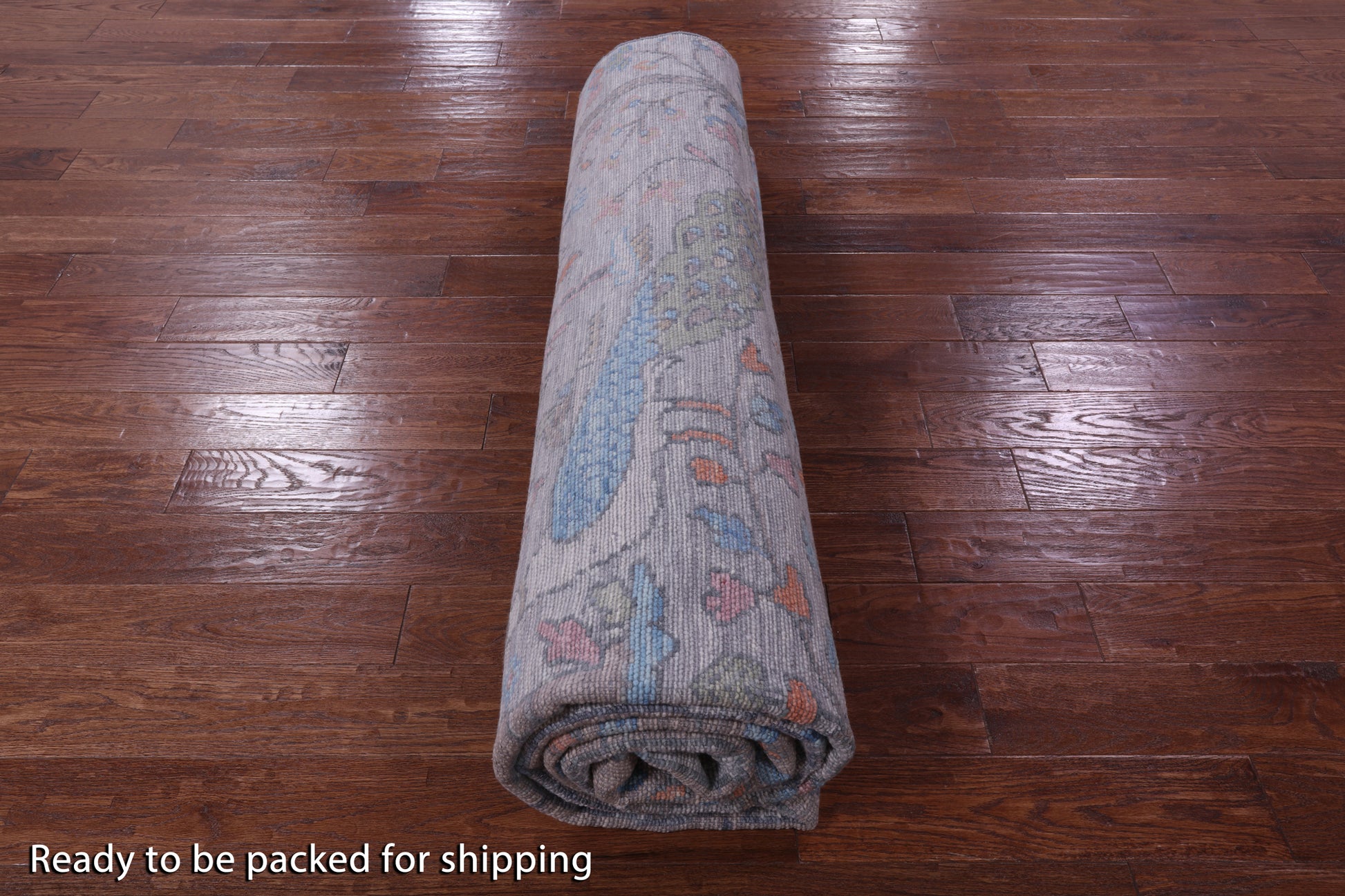 Grey Tree Of Life Persian Handmade Wool Rug - 9' 3" X 11' 10" - Golden Nile