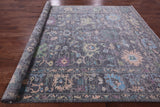 Grey Turkish Oushak Hand Knotted Wool Rug - 9' 3" X 12' 2" - Golden Nile