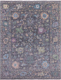 Grey Turkish Oushak Hand Knotted Wool Rug - 9' 3" X 12' 2" - Golden Nile
