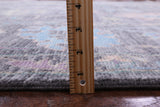 Grey Turkish Oushak Hand Knotted Wool Rug - 9' 3" X 12' 2" - Golden Nile