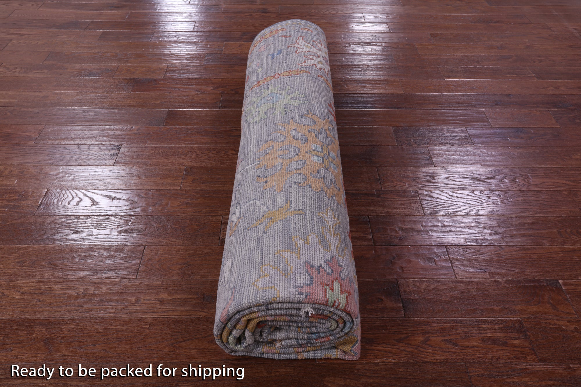 Grey Turkish Oushak Handmade Wool Rug - 9' 3" X 12' 2" - Golden Nile