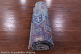 Blue Kazak Handmade Wool Rug - 9' 2" X 12' 0" - Golden Nile