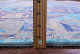 Blue Kazak Handmade Wool Rug - 9' 2" X 12' 0" - Golden Nile