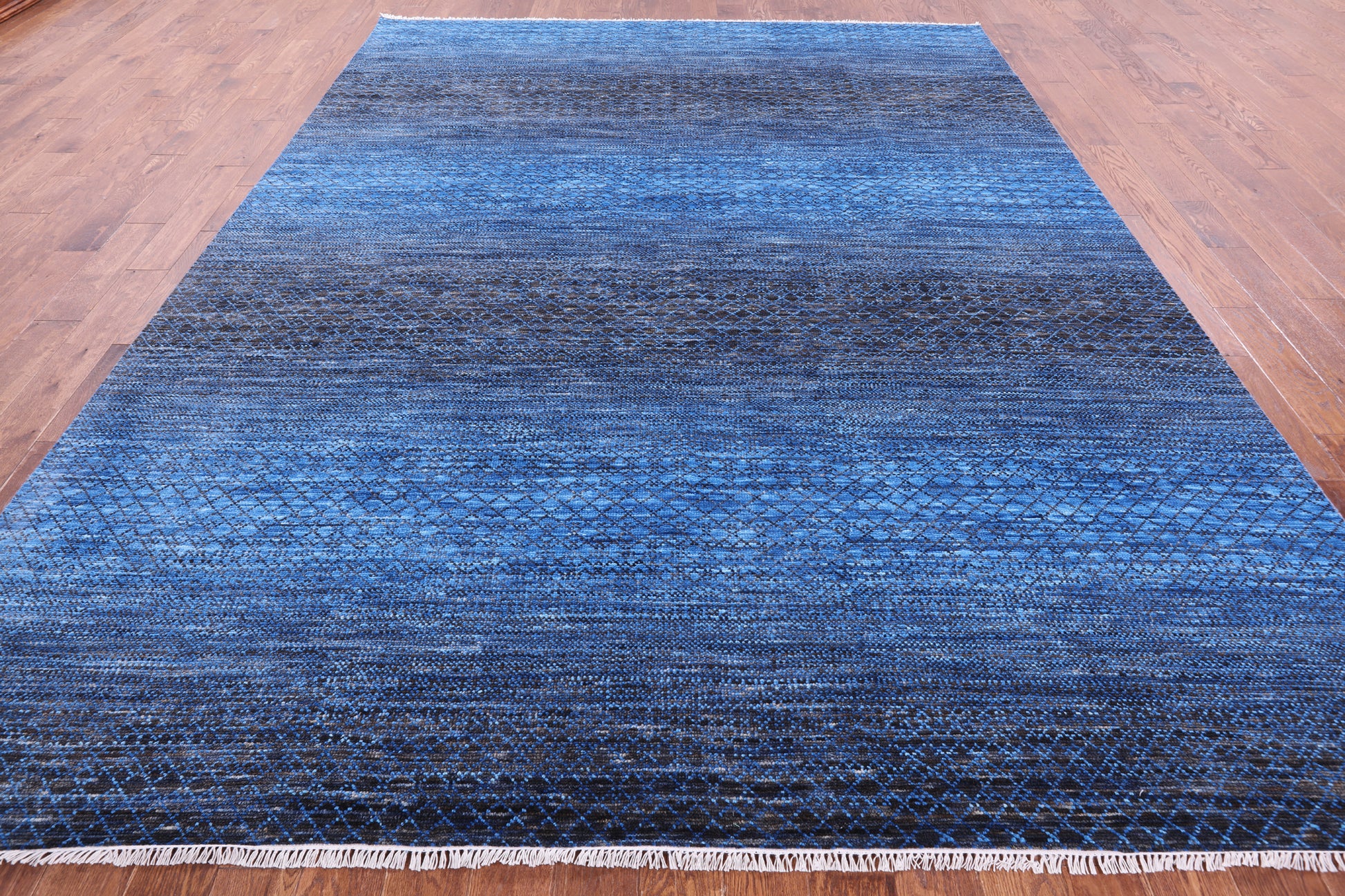 Savannah Grass Handmade Wool Rug - 9' 2" X 11' 11" - Golden Nile