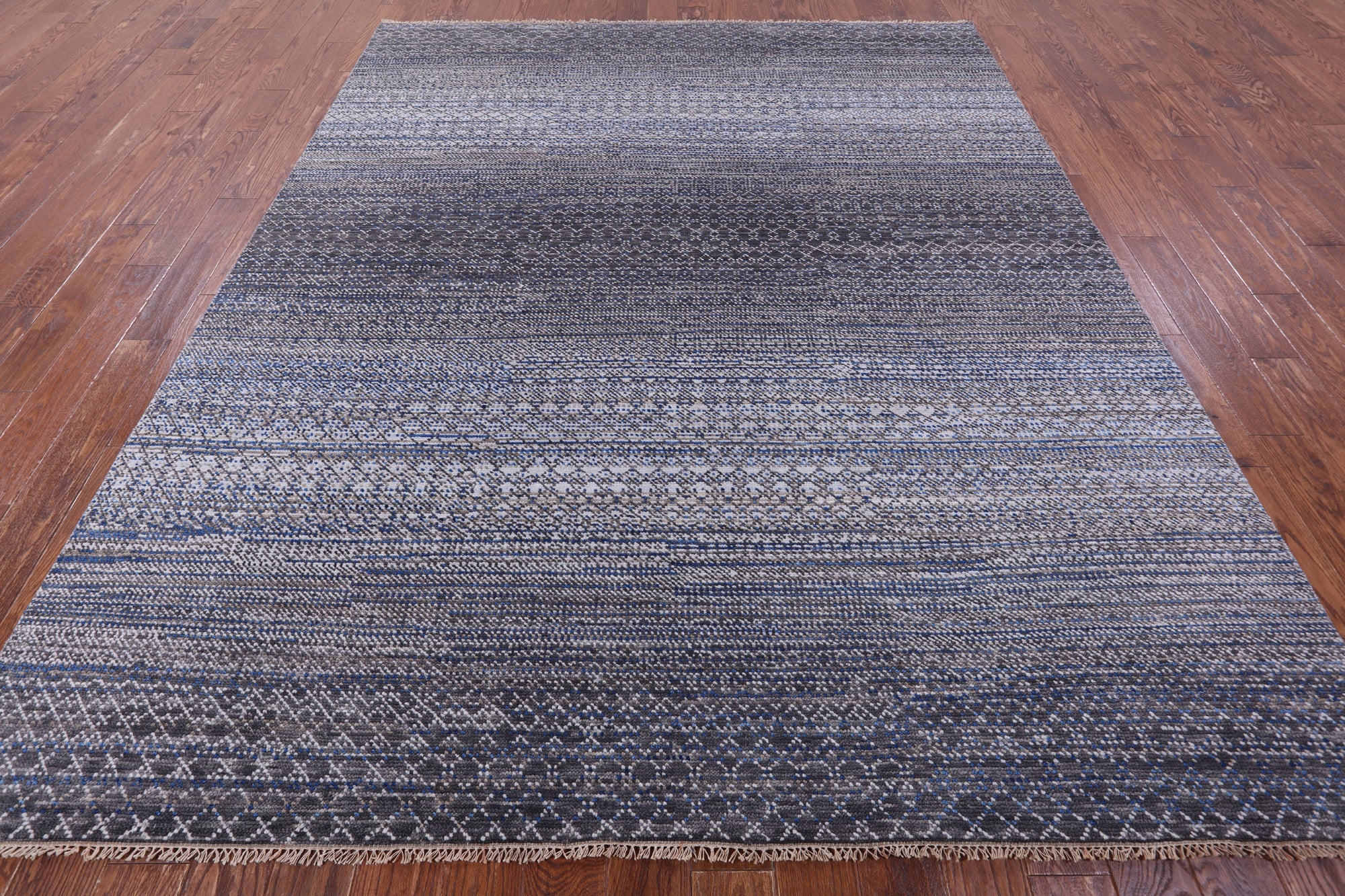 Savannah Grass Hand Knotted Wool Rug - 8' 0" X 9' 10" - Golden Nile
