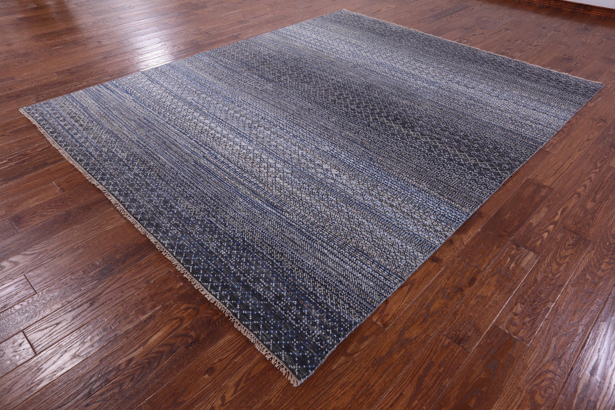Savannah Grass Hand Knotted Wool Rug - 8' 0" X 9' 10" - Golden Nile