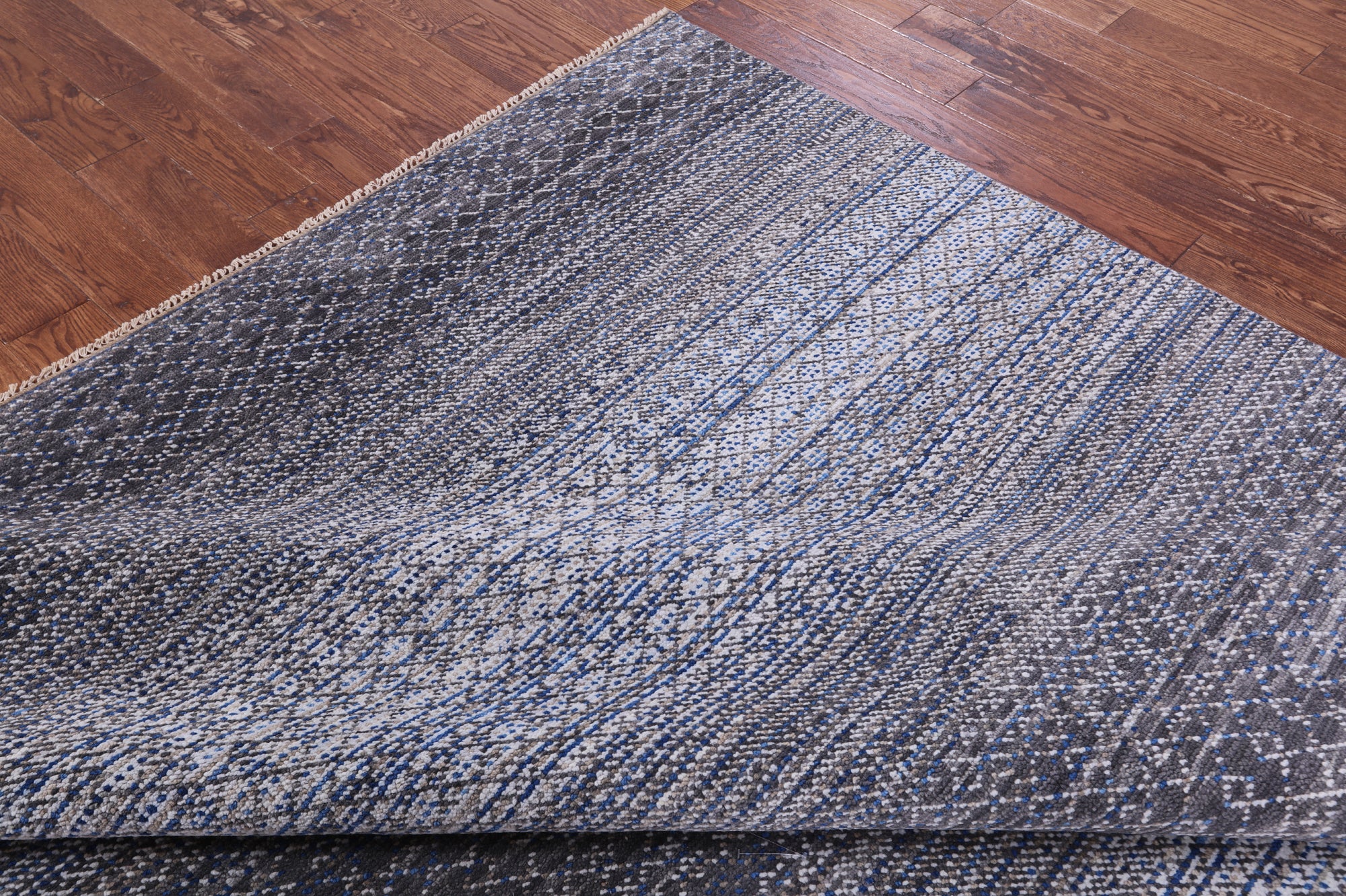 Savannah Grass Hand Knotted Wool Rug - 8' 0" X 9' 10" - Golden Nile