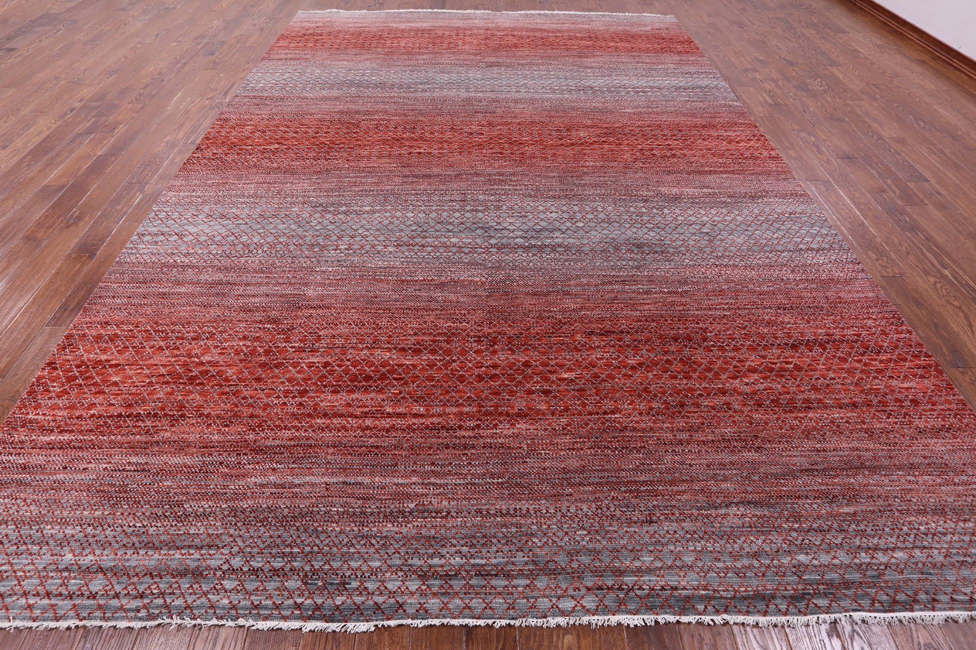 Savannah Grass Hand Knotted Wool Rug - 10' 0" X 14' 0" - Golden Nile