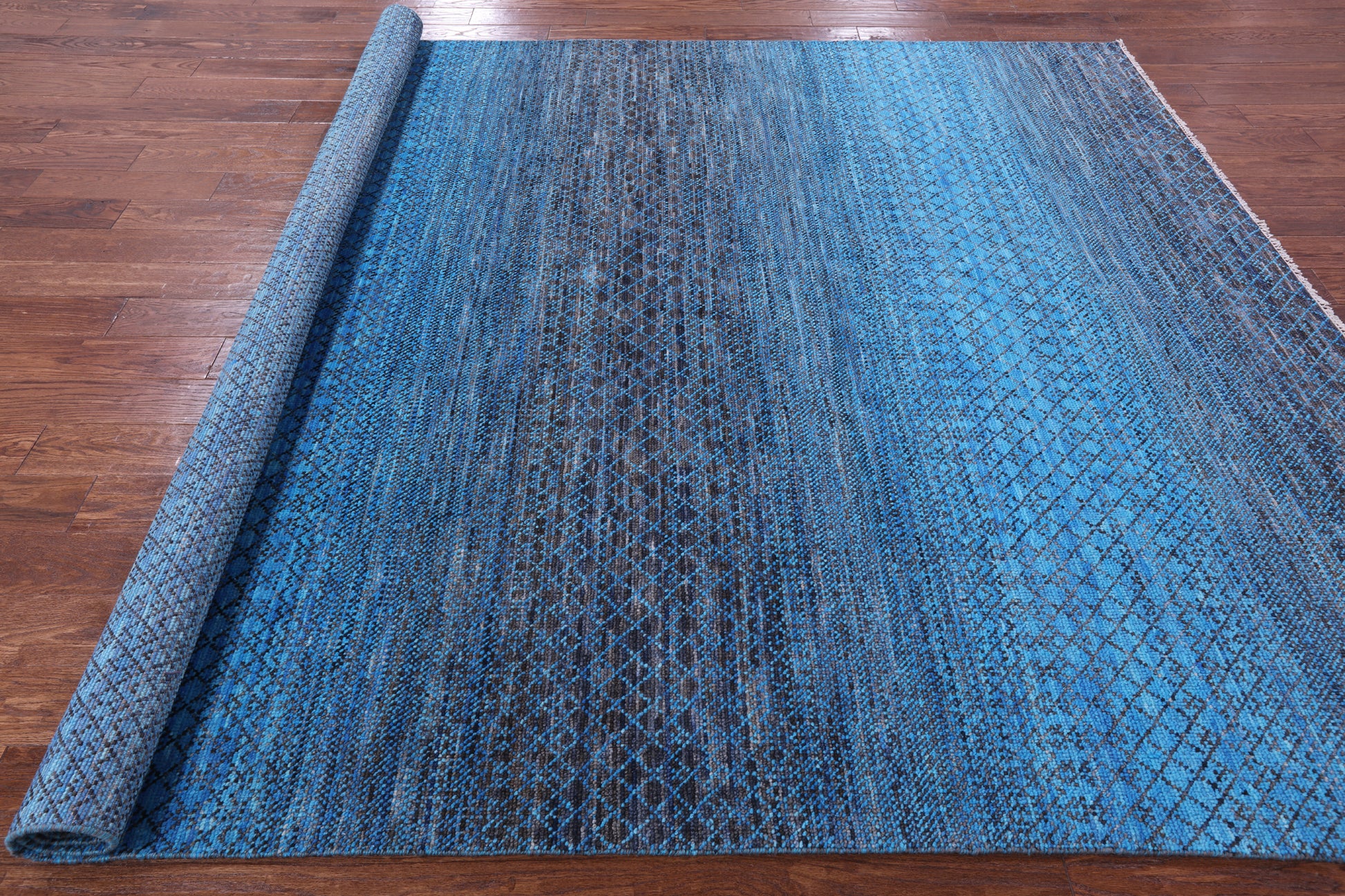 Savannah Grass Hand Knotted Wool Rug - 8' 0" X 10' 3" - Golden Nile