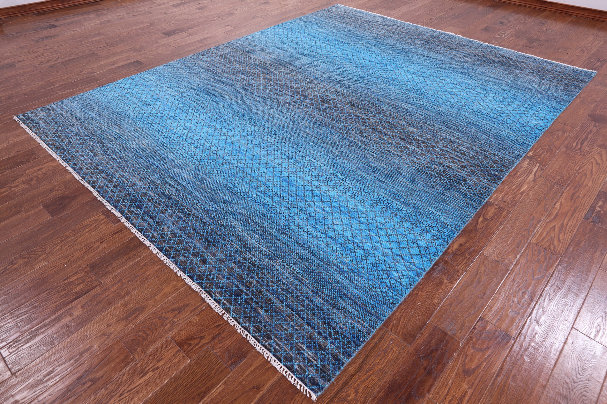 Savannah Grass Hand Knotted Wool Rug - 8' 0" X 10' 3" - Golden Nile