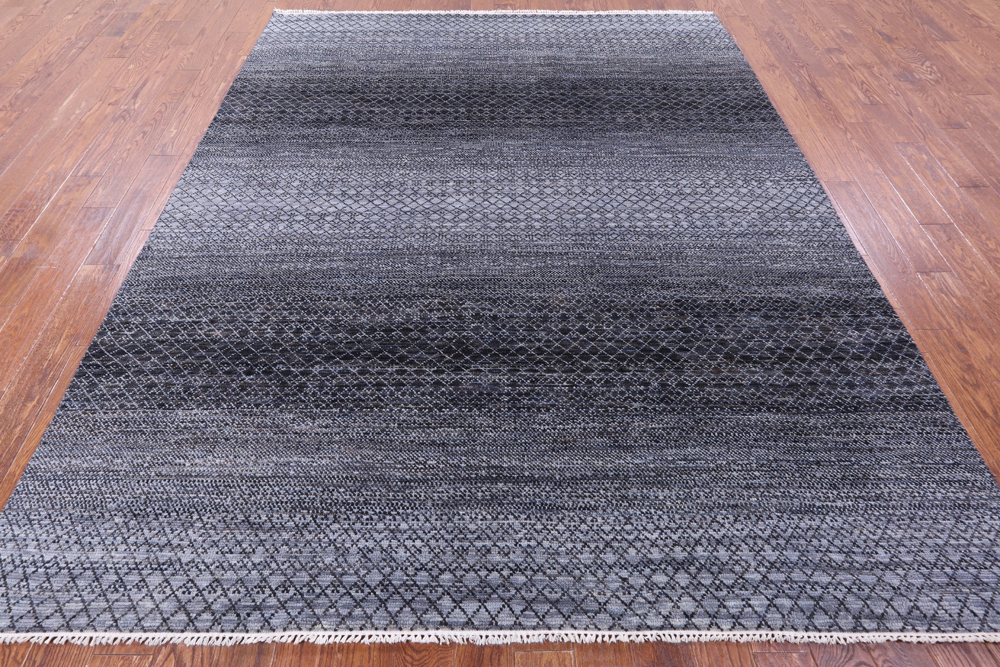 Savannah Grass Hand Knotted Wool Rug - 8' 2" X 10' 0" - Golden Nile