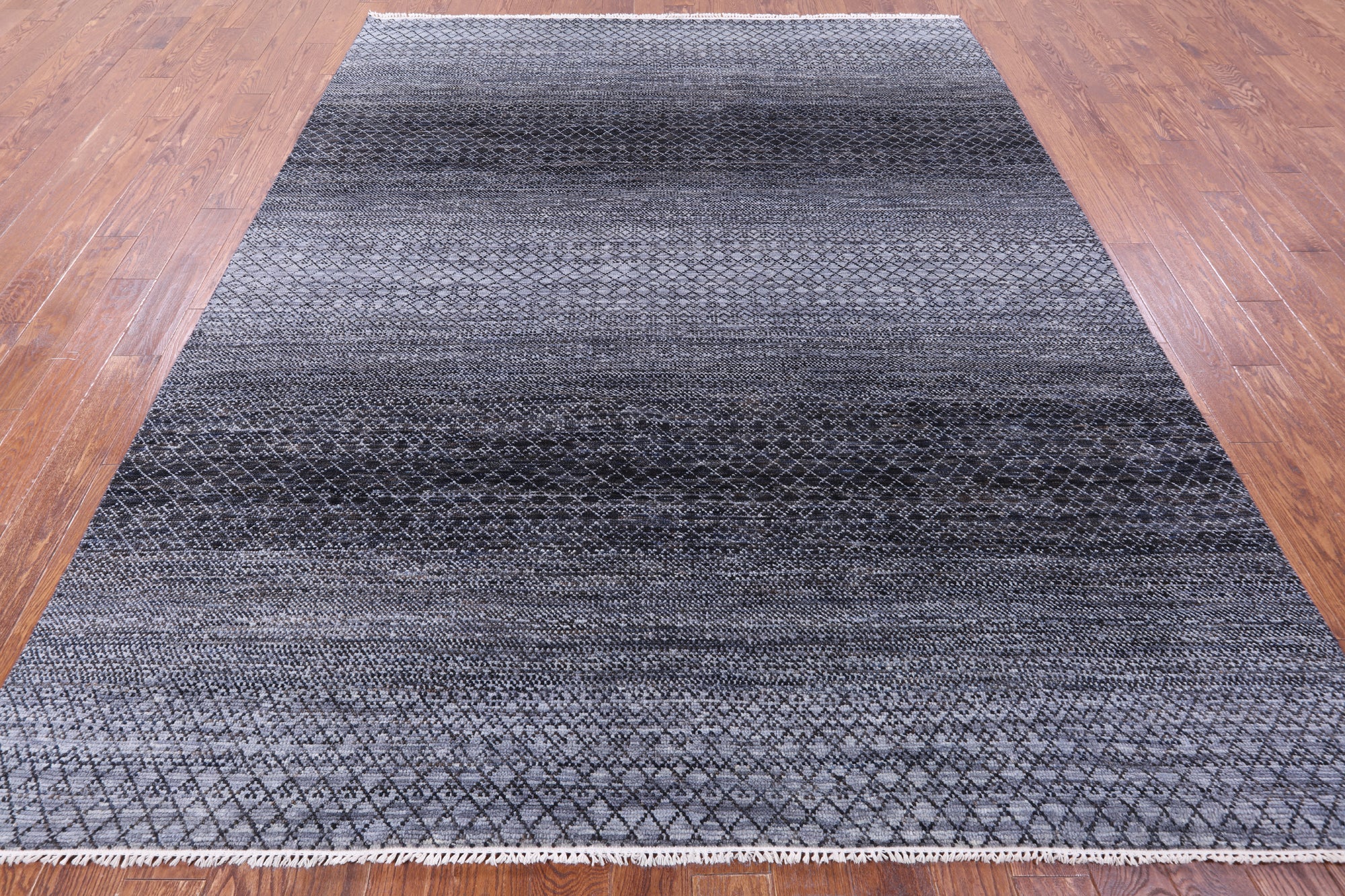 Savannah Grass Hand Knotted Wool Rug - 8' 2" X 10' 0" - Golden Nile