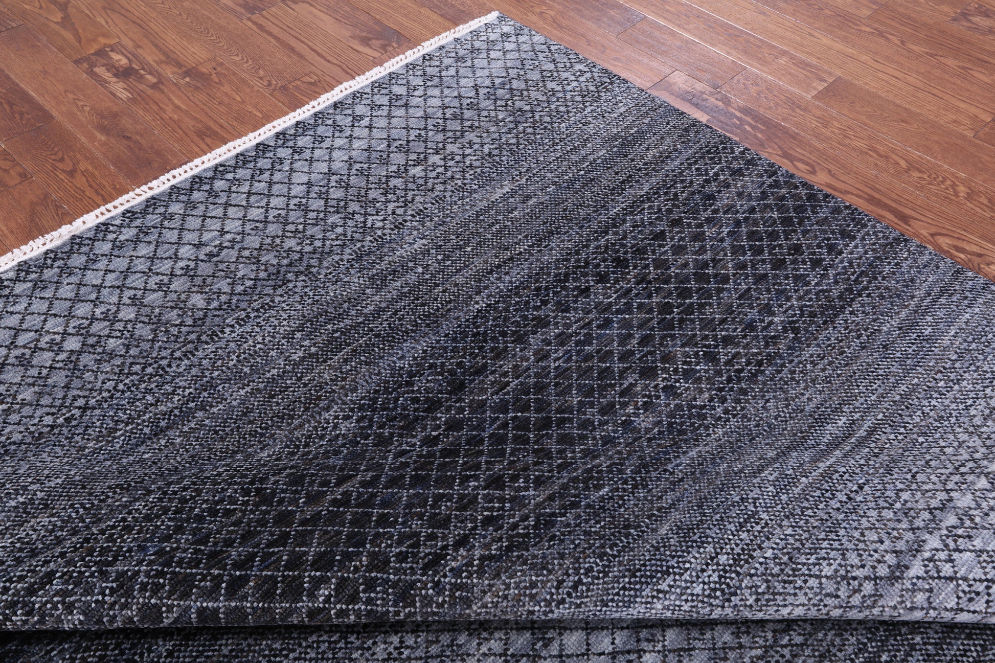 Savannah Grass Hand Knotted Wool Rug - 8' 2" X 10' 0" - Golden Nile