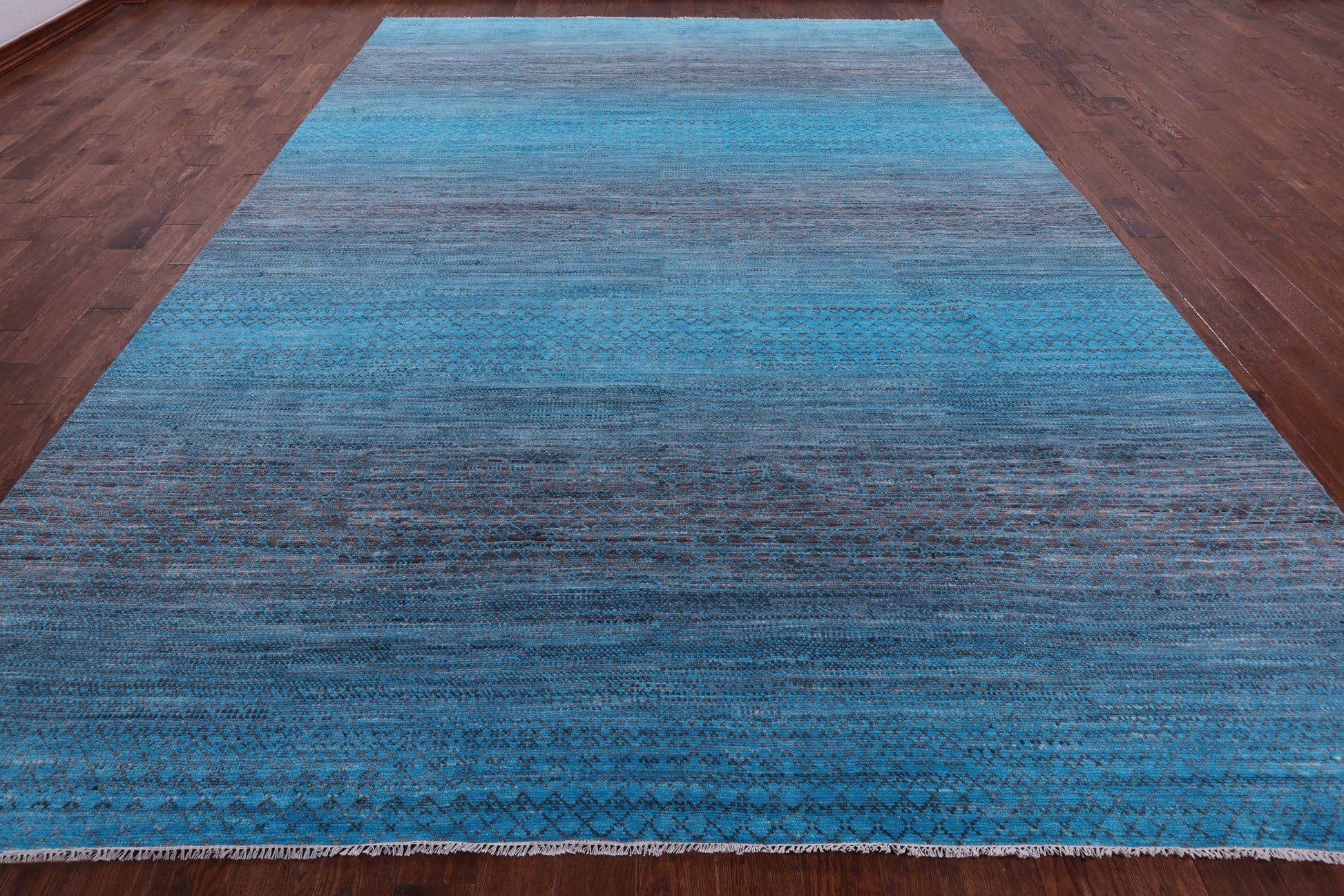 Savannah Grass Hand Knotted Wool Rug - 10' 0" X 14' 0" - Golden Nile