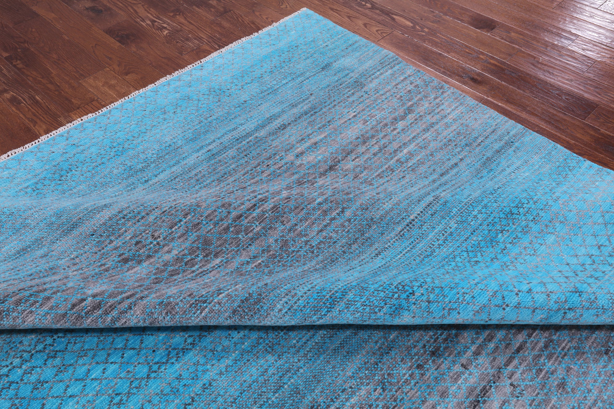 Savannah Grass Hand Knotted Wool Rug - 10' 0" X 14' 0" - Golden Nile