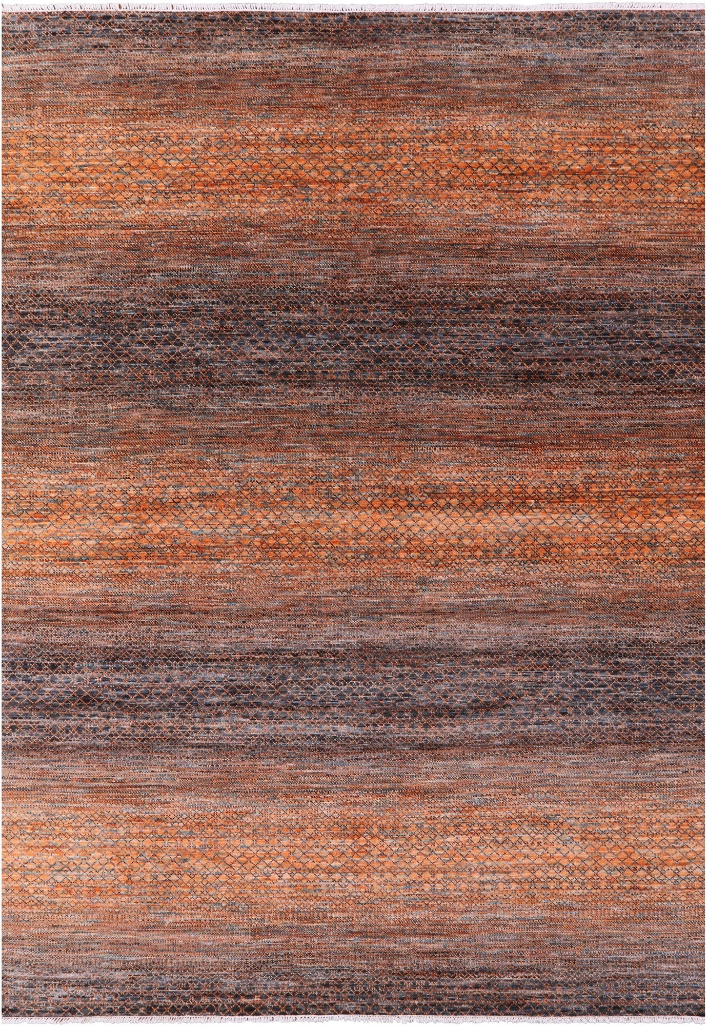 Savannah Grass Hand Knotted Wool Rug - 10' 0" X 14' 0" - Golden Nile
