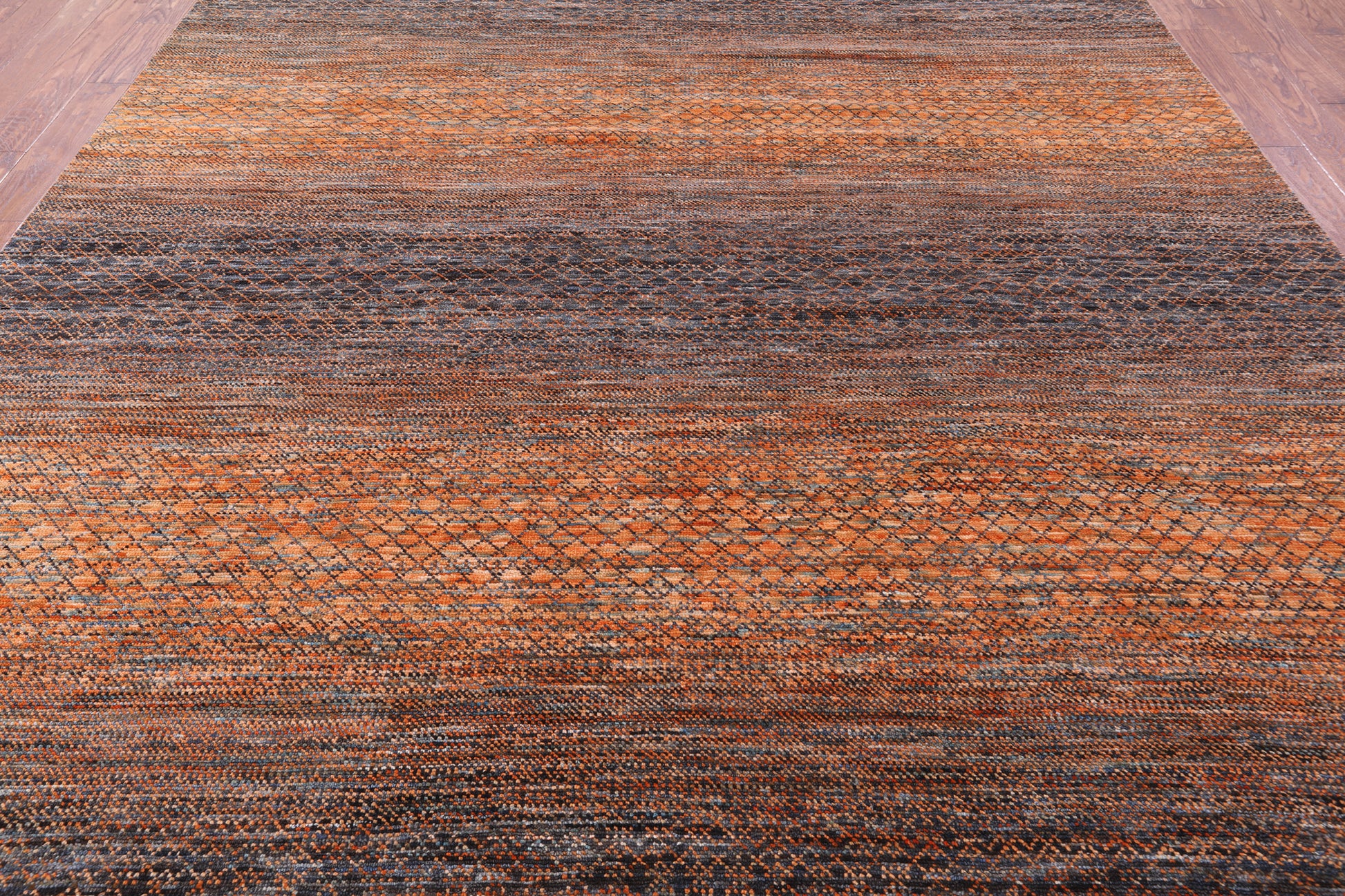 Savannah Grass Hand Knotted Wool Rug - 10' 0" X 14' 0" - Golden Nile