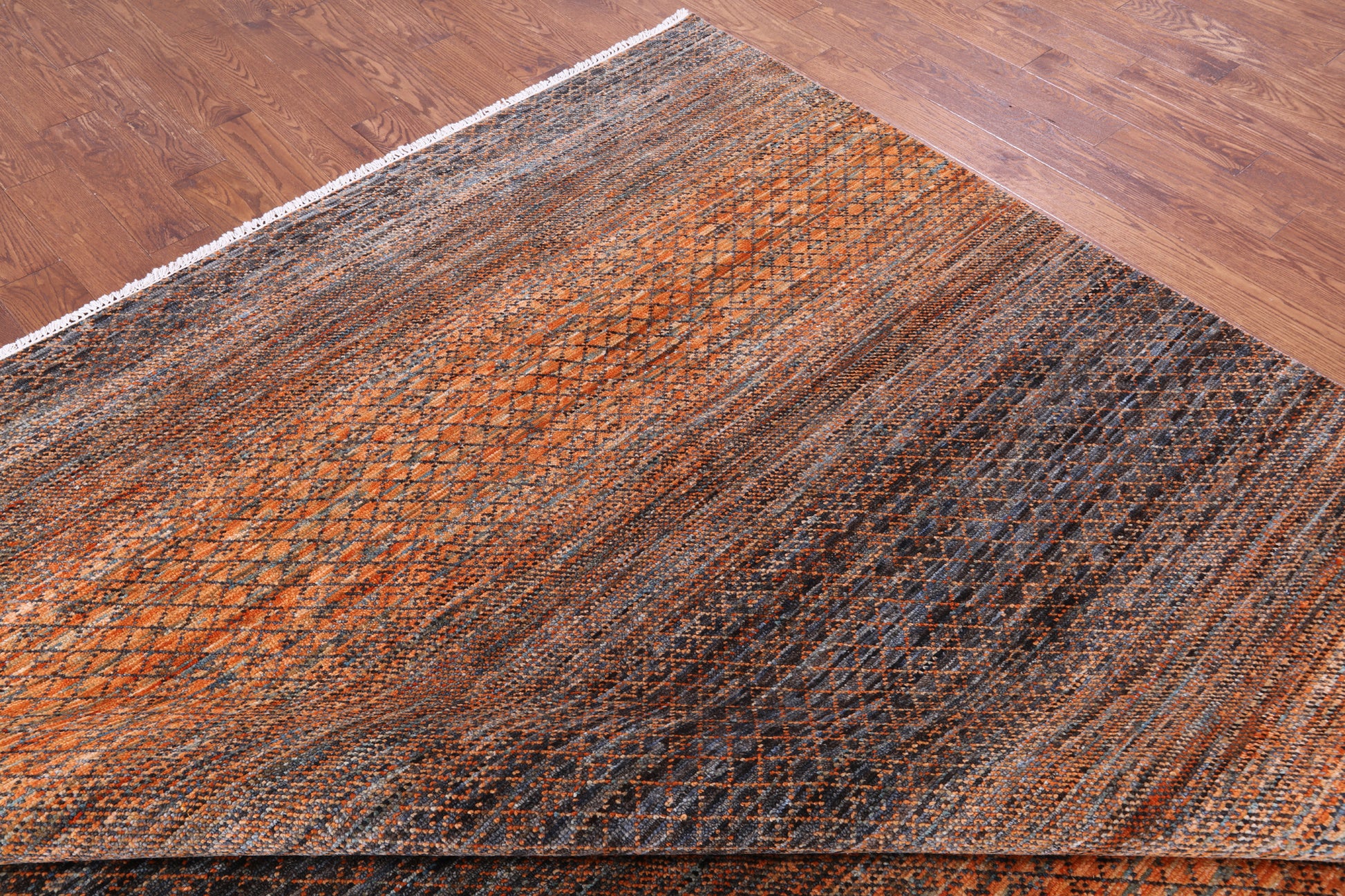 Savannah Grass Hand Knotted Wool Rug - 10' 0" X 14' 0" - Golden Nile