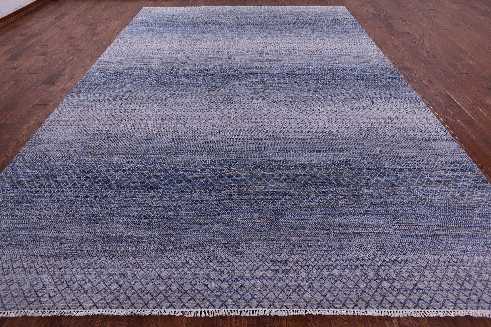 Savannah Grass Hand Knotted Wool Rug - 10' 0" X 14' 0" - Golden Nile